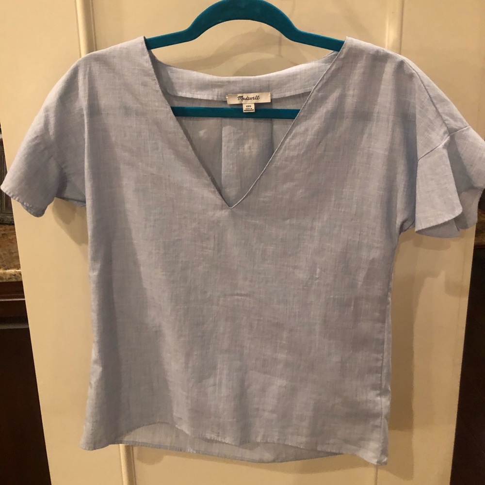 Light blue Madewell top